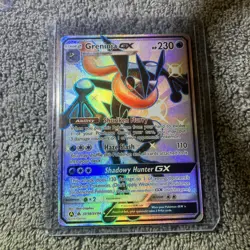 Greninja GX SV56/SV94 Hidden Fates: Shiny Vault Holo Rare Pokemon Card - Image 1