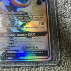 Greninja GX SV56/SV94 Hidden Fates: Shiny Vault Holo Rare Pokemon Card - Image 3