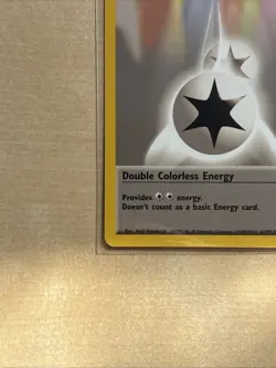 Pokemon TCG Double Colorless Energy Base Set Regular Card 096/102 LP Condition - Image 5