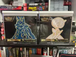 Sealed Pokemon Center Mega Evolutions Elite Trainer Boxes With Protective Cases - Image 1