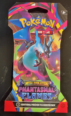 Pokemon TCG Phantasmal Flames Sleeved Booster Pack Factory Sealed - Image 1