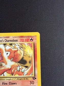 Blaine's Charmeleon 31/132 Gym Challenge Regular Uncommon Pokemon MP - Image 3