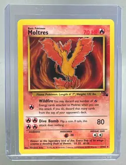 Moltres 1999 Pokemon Fossil #27 - Image 1
