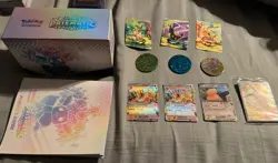 Pokemon Prismatic Evolutions ETB Opened. With Extras From Tins. - Image 1