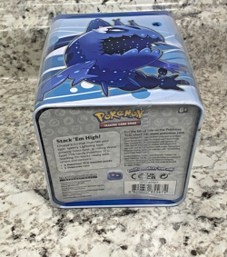 Pokemon TCG 2022 Water Type Stacking Collector Tin - NEW & SEALED - Image 5