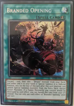 YuGiOh Branded Opening Secret Rare 1st Edition MP22-EN155 - Image 1