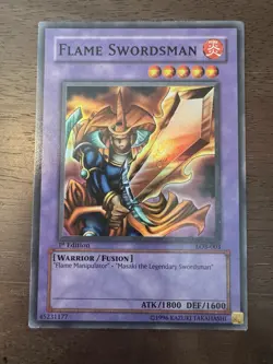 Flame Swordsman Original 2002 LOB-003 1st Edition Super Rare - Image 1