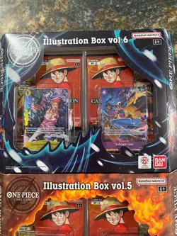 One Piece Illustration Box Vol 5 + Vol 6 Lot Set Of 2 Sealed QTY PRB-02 OP-13 B - Image 3