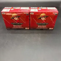 #1 Lot of (2) One Piece English OP13 Carrying On His Will Booster Boxes Sealed - Image 1