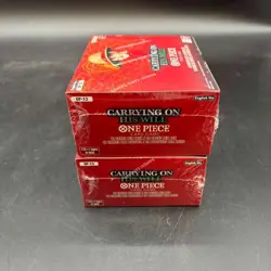 #1 Lot of (2) One Piece English OP13 Carrying On His Will Booster Boxes Sealed - Image 2