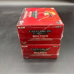 #1 Lot of (2) One Piece English OP13 Carrying On His Will Booster Boxes Sealed - Image 4