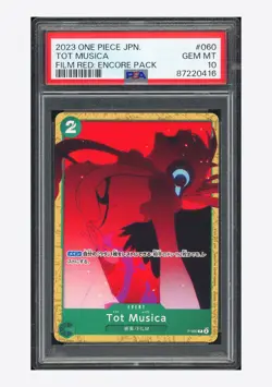 One Piece PSA 10 Tot Musica Promo 2023 P-060 Film Red: Encore Pack Japanese - Image 1
