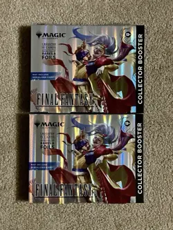 Magic The Gathering Final Fantasy Collector Booster Omega Box - Lot Of 2 - Image 1