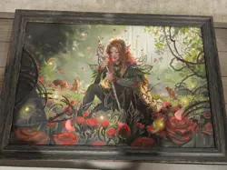Magic the Gathering MTG Original art Repaint Yenna, Redtooth Regent WOE - Image 1