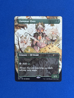 LLANOVAR ELVES NON-FOIL MTG MAGIC THE GATHERING SECRET LAIR ENCYCLOPEDIA 0012 - Image 1