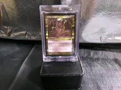 MTG 1998 Stronghold Sliver Queen Card, Mint Condition, in card protector. - Image 1