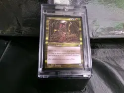 MTG 1998 Stronghold Sliver Queen Card, Mint Condition, in card protector. - Image 3