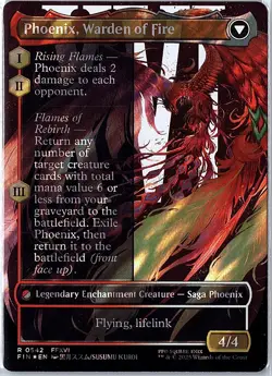 Joshua, Phoenix's Dominant (Borderless) (Surge Foil) Foil R FIN 542 NM - Image 2