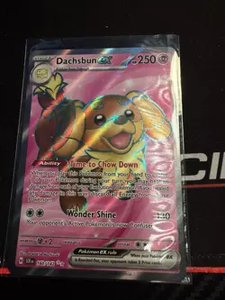 Pokemon TCG Dachsbun EX 160/142 Stellar Crown Ultra Rare - Image 1