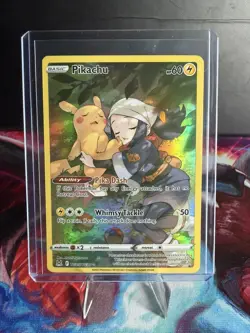 TCG Pokemon Pikachu TG05/TG30 Lost Origin Trainer Gallery Holo Near Mint/Mint - Image 1