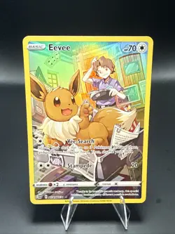 Pokemon Eevee Ultra Rare SWSH09: Brilliant Stars Trainer Gallery TG11/TG30 C - Image 1