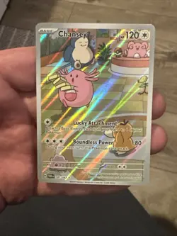 Pokemon TCG Chansey 187/167 Illustration Rare Full Art Holo Twilight Masquerade - Image 1