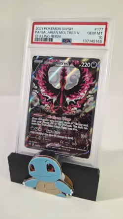 Pokemon - Galarian Moltres V 177/198 Chilling Reign PSA 10 GEM MINT - Image 1