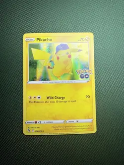 Pokemon Go Pikachu TCG Card Holo Rare 028/078 NM Pokemon Card TCG English 2022 - Image 1