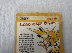 Pokemon Zapdos Black Star Promo - Legendary Birds - WotC - Factory Sealed NM - Image 2