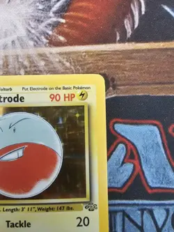 Vintage Pokemon Jungle TCG Rare Holo Cards Electrode Vaporeon Lot Of 2 - Image 5