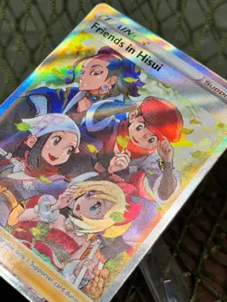 FRIENDS IN HISUI ~ Pokemon TCG: CROWN ZENITH ~ 148/159 FULL ART TRAINER - Image 4