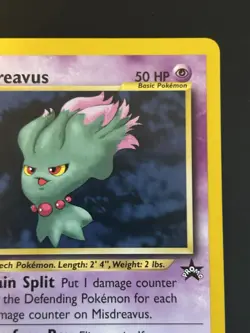 Pokemon TCG Misdreavus 39/53 Wotc Promo Black Star NM - Image 5