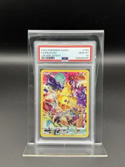 Pokemon Pikachu TCG Crown Zenith Holo Card 160/159 PSA 10 Gem Mint - Image 1