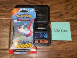 Weighed 31.90g Pokemon SURGING SPARKS Sleeved Booster Pack Factory Sealed New - Image 1