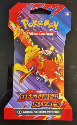 ONE Pokemon Destined Rivals Sleeved Booster Pack | Random Art - Image 1
