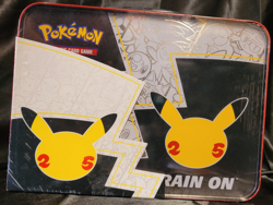 Pokemon 25th Anniversary Celebrations Treasure Chest Lunchbox Tin Factory SEALED - Image 5