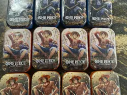 One Piece 12x Mini Tin Pack Set VOL. 2 English Case Quantity Factory Sealed A - Image 3