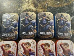 One Piece 12x Mini Tin Pack Set VOL. 2 English Case Quantity Factory Sealed A - Image 4
