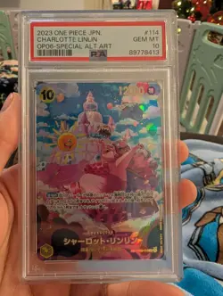 Onepiece Card Charlotte Linlin SP OP06 Pillars Of Strength Japanese PSA 10 - Image 1