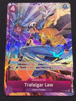 Trafalgar Law (Illustration Box Vol.6) P-093 One Piece Promotion Cards Foil - Image 1