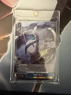 Signed Weiss Schwarz NIKKE NIK/S117-090SP SP "AZX" Brid FOIL English - Image 1