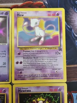 Pokemon Mew Mewtwo Lot Of 4 Holo / Promo Rare 4 Cards TCG - Image 3