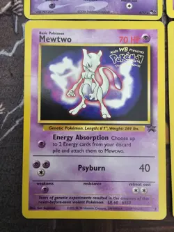 Pokemon Mew Mewtwo Lot Of 4 Holo / Promo Rare 4 Cards TCG - Image 4