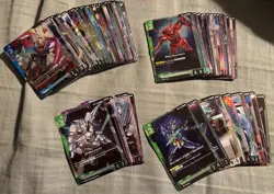 Lot of Gundam TCG Cards, GD01, GD02, GD03 Mixed Lot With Rare Foils - Image 3