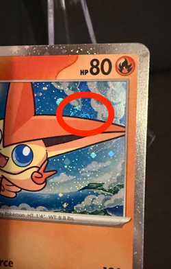 Victini 012 2025 Pokemon Black Bolt Stamped Cosmos Holo SWIRL Promo Card NM+ - Image 3