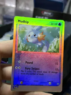 Mudkip 010 Black Star Promo 2003 Reverse Holo e-Series Pokemon Card TCG - Image 4
