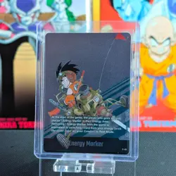 Son Goku E-45 Silver Energy Marker Dragon Ball Manga Booster Card Fusion World - Image 1