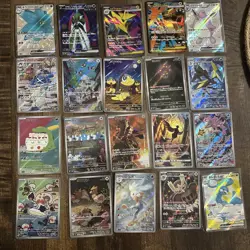 20 Card Pokemon Full Art IR AR Lot NM - Image 1
