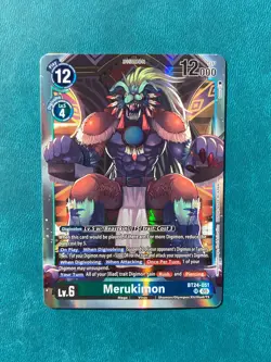 1x BT24-051 Merukimon Time Stranger Digimon Card Game x1 - Image 1