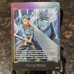 Trunks Energy Marker E01-08 Foil Dragon Ball Super Card Game | NM - Image 1